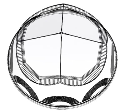 香港正能量钻石形采光罩效果图 香港正能量钻石形采光罩效果图