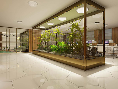 正能量科技展厅生态缸 正能量科技展厅生态缸