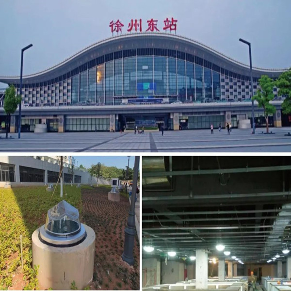 徐州高铁东站双模式无电照明项目